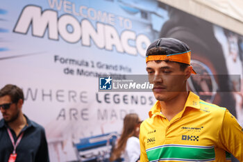 2024-05-26 - NORRIS Lando (gbr), McLaren F1 Team MCL38, portrait during the Formula 1 Grand Prix de Monaco 2024, 8th round of the 2024 Formula One World Championship from May 23 to 26, 2024 on the Circuit de Monaco, in Monaco - F1 - MONACO GRAND PRIX 2024 - FORMULA 1 - MOTORS