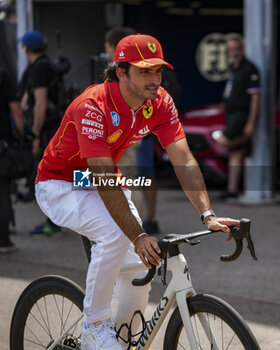 2024-05-26 - SAINZ Carlos (spa), Scuderia Ferrari SF-24, portrait during the Formula 1 Grand Prix de Monaco 2024, 8th round of the 2024 Formula One World Championship from May 23 to 26, 2024 on the Circuit de Monaco, in Monaco - F1 - MONACO GRAND PRIX 2024 - FORMULA 1 - MOTORS