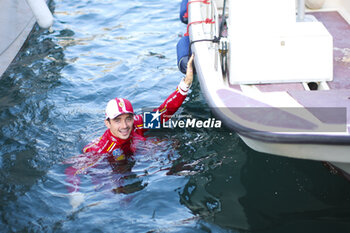 2024-05-26 - Scuderia Ferrari, team celebration, LECLERC Charles (mco), Scuderia Ferrari SF-24, portrait, victory during the Formula 1 Grand Prix de Monaco 2024, 8th round of the 2024 Formula One World Championship from May 23 to 26, 2024 on the Circuit de Monaco, in Monaco - F1 - MONACO GRAND PRIX 2024 - FORMULA 1 - MOTORS