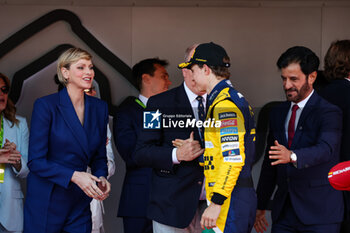 2024-05-26 - Princess of Monaco Charlène Lynette, PIASTRI Oscar (aus), McLaren F1 Team MCL38, portrait, during the Formula 1 Grand Prix de Monaco 2024, 8th round of the 2024 Formula One World Championship from May 23 to 26, 2024 on the Circuit de Monaco, in Monaco - F1 - MONACO GRAND PRIX 2024 - FORMULA 1 - MOTORS