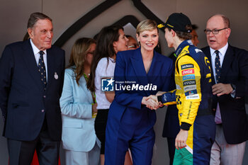 2024-05-26 - Princess of Monaco Charlène Lynette, PIASTRI Oscar (aus), McLaren F1 Team MCL38, portrait, during the Formula 1 Grand Prix de Monaco 2024, 8th round of the 2024 Formula One World Championship from May 23 to 26, 2024 on the Circuit de Monaco, in Monaco - F1 - MONACO GRAND PRIX 2024 - FORMULA 1 - MOTORS