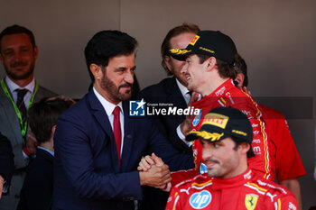 2024-05-26 - BEN SULAYEM Mohammed (uae), President of the FIA, LECLERC Charles (mco), Scuderia Ferrari SF-24, portrait, during the Formula 1 Grand Prix de Monaco 2024, 8th round of the 2024 Formula One World Championship from May 23 to 26, 2024 on the Circuit de Monaco, in Monaco - F1 - MONACO GRAND PRIX 2024 - FORMULA 1 - MOTORS