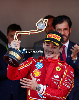 2024-05-26 - LECLERC Charles (mco), Scuderia Ferrari SF-24, portrait during the Formula 1 Grand Prix de Monaco 2024, 8th round of the 2024 Formula One World Championship from May 23 to 26, 2024 on the Circuit de Monaco, in Monaco - F1 - MONACO GRAND PRIX 2024 - FORMULA 1 - MOTORS