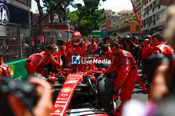 2024-05-26 - 16 LECLERC Charles (mco), Scuderia Ferrari SF-24, starting grid during the Formula 1 Grand Prix de Monaco 2024, 8th round of the 2024 Formula One World Championship from May 23 to 26, 2024 on the Circuit de Monaco, in Monaco - F1 - MONACO GRAND PRIX 2024 - FORMULA 1 - MOTORS