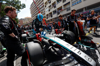 2024-05-26 - RUSSELL George (gbr), Mercedes AMG F1 Team W15, portrait, starting grid during the Formula 1 Grand Prix de Monaco 2024, 8th round of the 2024 Formula One World Championship from May 23 to 26, 2024 on the Circuit de Monaco, in Monaco - F1 - MONACO GRAND PRIX 2024 - FORMULA 1 - MOTORS