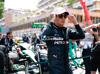 2024-05-26 - RUSSELL George (gbr), Mercedes AMG F1 Team W15, portrait, starting grid during the Formula 1 Grand Prix de Monaco 2024, 8th round of the 2024 Formula One World Championship from May 23 to 26, 2024 on the Circuit de Monaco, in Monaco - F1 - MONACO GRAND PRIX 2024 - FORMULA 1 - MOTORS