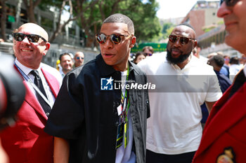 2024-05-26 - Kylian MBAPPE (fra), French football player, starting grid during the Formula 1 Grand Prix de Monaco 2024, 8th round of the 2024 Formula One World Championship from May 23 to 26, 2024 on the Circuit de Monaco, in Monaco - F1 - MONACO GRAND PRIX 2024 - FORMULA 1 - MOTORS