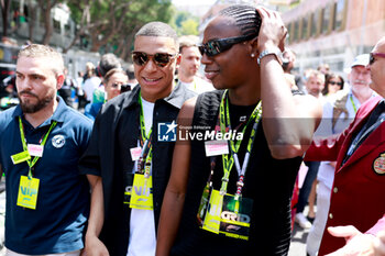 2024-05-26 - Kylian MBAPPE (fra), French football player, starting grid during the Formula 1 Grand Prix de Monaco 2024, 8th round of the 2024 Formula One World Championship from May 23 to 26, 2024 on the Circuit de Monaco, in Monaco - F1 - MONACO GRAND PRIX 2024 - FORMULA 1 - MOTORS