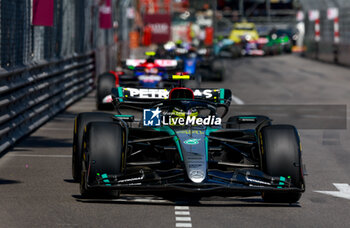 2024-05-26 - 44 HAMILTON Lewis (gbr), Mercedes AMG F1 Team W15, action during the Formula 1 Grand Prix de Monaco 2024, 8th round of the 2024 Formula One World Championship from May 23 to 26, 2024 on the Circuit de Monaco, in Monaco - F1 - MONACO GRAND PRIX 2024 - FORMULA 1 - MOTORS