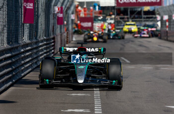 2024-05-26 - 63 RUSSELL George (gbr), Mercedes AMG F1 Team W15, action during the Formula 1 Grand Prix de Monaco 2024, 8th round of the 2024 Formula One World Championship from May 23 to 26, 2024 on the Circuit de Monaco, in Monaco - F1 - MONACO GRAND PRIX 2024 - FORMULA 1 - MOTORS