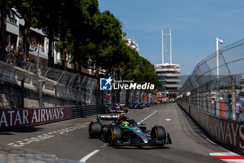 2024-05-26 - 44 HAMILTON Lewis (gbr), Mercedes AMG F1 Team W15, action during the Formula 1 Grand Prix de Monaco 2024, 8th round of the 2024 Formula One World Championship from May 23 to 26, 2024 on the Circuit de Monaco, in Monaco - F1 - MONACO GRAND PRIX 2024 - FORMULA 1 - MOTORS