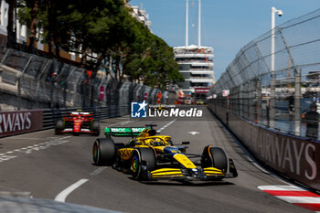 2024-05-26 - 81 PIASTRI Oscar (aus), McLaren F1 Team MCL38, action during the Formula 1 Grand Prix de Monaco 2024, 8th round of the 2024 Formula One World Championship from May 23 to 26, 2024 on the Circuit de Monaco, in Monaco - F1 - MONACO GRAND PRIX 2024 - FORMULA 1 - MOTORS