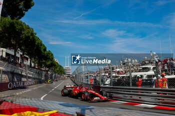 2024-05-26 - 16 LECLERC Charles (mco), Scuderia Ferrari SF-24, action during the Formula 1 Grand Prix de Monaco 2024, 8th round of the 2024 Formula One World Championship from May 23 to 26, 2024 on the Circuit de Monaco, in Monaco - F1 - MONACO GRAND PRIX 2024 - FORMULA 1 - MOTORS