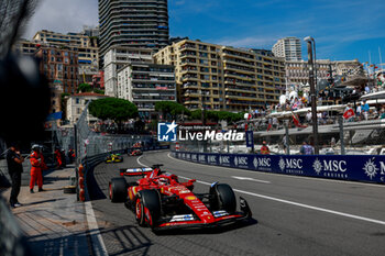 2024-05-26 - 16 LECLERC Charles (mco), Scuderia Ferrari SF-24, action during the Formula 1 Grand Prix de Monaco 2024, 8th round of the 2024 Formula One World Championship from May 23 to 26, 2024 on the Circuit de Monaco, in Monaco - F1 - MONACO GRAND PRIX 2024 - FORMULA 1 - MOTORS