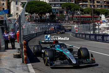 2024-05-26 - 63 RUSSELL George (gbr), Mercedes AMG F1 Team W15, action during the Formula 1 Grand Prix de Monaco 2024, 8th round of the 2024 Formula One World Championship from May 23 to 26, 2024 on the Circuit de Monaco, in Monaco - F1 - MONACO GRAND PRIX 2024 - FORMULA 1 - MOTORS