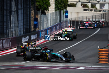 2024-05-26 - 63 RUSSELL George (gbr), Mercedes AMG F1 Team W15, action during the Formula 1 Grand Prix de Monaco 2024, 8th round of the 2024 Formula One World Championship from May 23 to 26, 2024 on the Circuit de Monaco, in Monaco - F1 - MONACO GRAND PRIX 2024 - FORMULA 1 - MOTORS