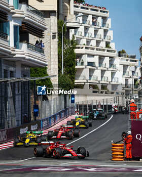 2024-05-26 - 16 LECLERC Charles (mco), Scuderia Ferrari SF-24, 81 PIASTRI Oscar (aus), McLaren F1 Team MCL38, 55 SAINZ Carlos (spa), Scuderia Ferrari SF-24, 04 NORRIS Lando (gbr), McLaren F1 Team MCL38, action during the Formula 1 Grand Prix de Monaco 2024, 8th round of the 2024 Formula One World Championship from May 23 to 26, 2024 on the Circuit de Monaco, in Monaco - F1 - MONACO GRAND PRIX 2024 - FORMULA 1 - MOTORS