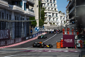 2024-05-26 - 01 VERSTAPPEN Max (nld), Red Bull Racing RB20, action during the Formula 1 Grand Prix de Monaco 2024, 8th round of the 2024 Formula One World Championship from May 23 to 26, 2024 on the Circuit de Monaco, in Monaco - F1 - MONACO GRAND PRIX 2024 - FORMULA 1 - MOTORS