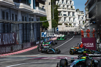 2024-05-26 - 14 ALONSO Fernando (spa), Aston Martin F1 Team AMR24, action during the Formula 1 Grand Prix de Monaco 2024, 8th round of the 2024 Formula One World Championship from May 23 to 26, 2024 on the Circuit de Monaco, in Monaco - F1 - MONACO GRAND PRIX 2024 - FORMULA 1 - MOTORS