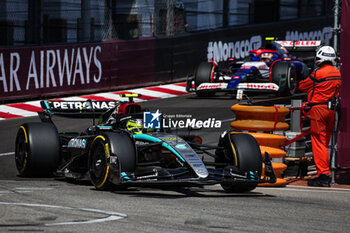 2024-05-26 - 44 HAMILTON Lewis (gbr), Mercedes AMG F1 Team W15, action during the Formula 1 Grand Prix de Monaco 2024, 8th round of the 2024 Formula One World Championship from May 23 to 26, 2024 on the Circuit de Monaco, in Monaco - F1 - MONACO GRAND PRIX 2024 - FORMULA 1 - MOTORS