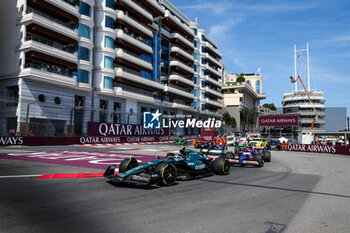 2024-05-26 - 14 ALONSO Fernando (spa), Aston Martin F1 Team AMR24, action during the Formula 1 Grand Prix de Monaco 2024, 8th round of the 2024 Formula One World Championship from May 23 to 26, 2024 on the Circuit de Monaco, in Monaco - F1 - MONACO GRAND PRIX 2024 - FORMULA 1 - MOTORS