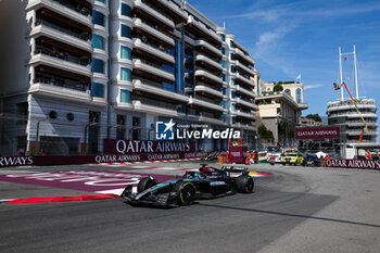 2024-05-26 - 63 RUSSELL George (gbr), Mercedes AMG F1 Team W15, action during the Formula 1 Grand Prix de Monaco 2024, 8th round of the 2024 Formula One World Championship from May 23 to 26, 2024 on the Circuit de Monaco, in Monaco - F1 - MONACO GRAND PRIX 2024 - FORMULA 1 - MOTORS