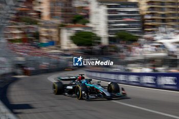 2024-05-26 - 63 RUSSELL George (gbr), Mercedes AMG F1 Team W15, action during the Formula 1 Grand Prix de Monaco 2024, 8th round of the 2024 Formula One World Championship from May 23 to 26, 2024 on the Circuit de Monaco, in Monaco - F1 - MONACO GRAND PRIX 2024 - FORMULA 1 - MOTORS