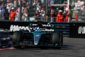 2024-05-26 - 63 RUSSELL George (gbr), Mercedes AMG F1 Team W15, action during the Formula 1 Grand Prix de Monaco 2024, 8th round of the 2024 Formula One World Championship from May 23 to 26, 2024 on the Circuit de Monaco, in Monaco - F1 - MONACO GRAND PRIX 2024 - FORMULA 1 - MOTORS