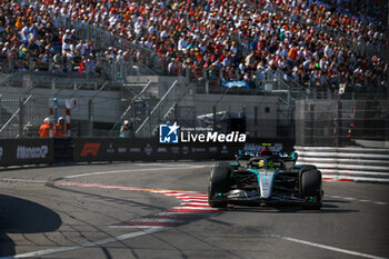 2024-05-26 - 44 HAMILTON Lewis (gbr), Mercedes AMG F1 Team W15, action during the Formula 1 Grand Prix de Monaco 2024, 8th round of the 2024 Formula One World Championship from May 23 to 26, 2024 on the Circuit de Monaco, in Monaco - F1 - MONACO GRAND PRIX 2024 - FORMULA 1 - MOTORS