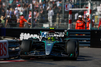 2024-05-26 - 44 HAMILTON Lewis (gbr), Mercedes AMG F1 Team W15, action during the Formula 1 Grand Prix de Monaco 2024, 8th round of the 2024 Formula One World Championship from May 23 to 26, 2024 on the Circuit de Monaco, in Monaco - F1 - MONACO GRAND PRIX 2024 - FORMULA 1 - MOTORS