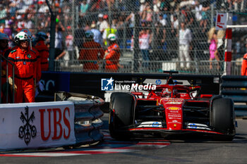 2024-05-26 - 16 LECLERC Charles (mco), Scuderia Ferrari SF-24, action during the Formula 1 Grand Prix de Monaco 2024, 8th round of the 2024 Formula One World Championship from May 23 to 26, 2024 on the Circuit de Monaco, in Monaco - F1 - MONACO GRAND PRIX 2024 - FORMULA 1 - MOTORS