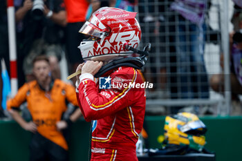 2024-05-26 - LECLERC Charles (mco), Scuderia Ferrari SF-24, portrait, celebrate his win during the Formula 1 Grand Prix de Monaco 2024, 8th round of the 2024 Formula One World Championship from May 23 to 26, 2024 on the Circuit de Monaco, in Monaco - F1 - MONACO GRAND PRIX 2024 - FORMULA 1 - MOTORS