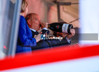 2024-05-26 - Albert II Grimaldi Prince of Monaco, podium during the Formula 1 Grand Prix de Monaco 2024, 8th round of the 2024 Formula One World Championship from May 23 to 26, 2024 on the Circuit de Monaco, in Monaco - F1 - MONACO GRAND PRIX 2024 - FORMULA 1 - MOTORS