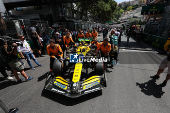 2024-05-26 - 04 NORRIS Lando (gbr), McLaren F1 Team MCL38, starting grid during the Formula 1 Grand Prix de Monaco 2024, 8th round of the 2024 Formula One World Championship from May 23 to 26, 2024 on the Circuit de Monaco, in Monaco - F1 - MONACO GRAND PRIX 2024 - FORMULA 1 - MOTORS