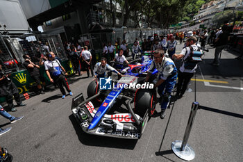 2024-05-26 - 03 RICCIARDO Daniel (aus), Visa Cash App RB F1 Team VCARB 01, starting grid during the Formula 1 Grand Prix de Monaco 2024, 8th round of the 2024 Formula One World Championship from May 23 to 26, 2024 on the Circuit de Monaco, in Monaco - F1 - MONACO GRAND PRIX 2024 - FORMULA 1 - MOTORS