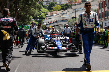 2024-05-26 - 22 TSUNODA Yuki (jap), Visa Cash App RB F1 Team VCARB 01, starting grid during the Formula 1 Grand Prix de Monaco 2024, 8th round of the 2024 Formula One World Championship from May 23 to 26, 2024 on the Circuit de Monaco, in Monaco - F1 - MONACO GRAND PRIX 2024 - FORMULA 1 - MOTORS