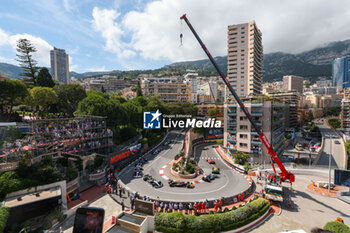 2024-05-26 - 63 RUSSELL George (gbr), Mercedes AMG F1 Team W15, 01 VERSTAPPEN Max (nld), Red Bull Racing RB20, 44 HAMILTON Lewis (gbr), Mercedes AMG F1 Team W15, action during the Formula 1 Grand Prix de Monaco 2024, 8th round of the 2024 Formula One World Championship from May 23 to 26, 2024 on the Circuit de Monaco, in Monaco - F1 - MONACO GRAND PRIX 2024 - FORMULA 1 - MOTORS