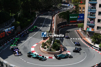 2024-05-26 - 14 ALONSO Fernando (spa), Aston Martin F1 Team AMR24, 18 STROLL Lance (can), Aston Martin F1 Team AMR24, action during the Formula 1 Grand Prix de Monaco 2024, 8th round of the 2024 Formula One World Championship from May 23 to 26, 2024 on the Circuit de Monaco, in Monaco - F1 - MONACO GRAND PRIX 2024 - FORMULA 1 - MOTORS