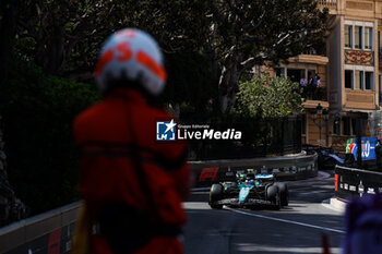 2024-05-26 - 14 ALONSO Fernando (spa), Aston Martin F1 Team AMR24, action during the Formula 1 Grand Prix de Monaco 2024, 8th round of the 2024 Formula One World Championship from May 23 to 26, 2024 on the Circuit de Monaco, in Monaco - F1 - MONACO GRAND PRIX 2024 - FORMULA 1 - MOTORS