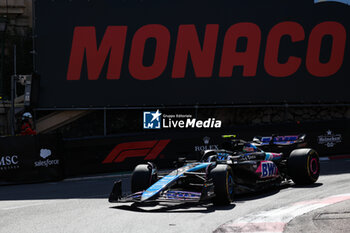 2024-05-26 - 10 GASLY Pierre (fra), Alpine F1 Team A524, action during the Formula 1 Grand Prix de Monaco 2024, 8th round of the 2024 Formula One World Championship from May 23 to 26, 2024 on the Circuit de Monaco, in Monaco - F1 - MONACO GRAND PRIX 2024 - FORMULA 1 - MOTORS