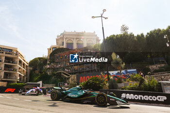 2024-05-26 - 14 ALONSO Fernando (spa), Aston Martin F1 Team AMR24, action during the Formula 1 Grand Prix de Monaco 2024, 8th round of the 2024 Formula One World Championship from May 23 to 26, 2024 on the Circuit de Monaco, in Monaco - F1 - MONACO GRAND PRIX 2024 - FORMULA 1 - MOTORS