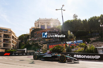 2024-05-26 - 63 RUSSELL George (gbr), Mercedes AMG F1 Team W15, action during the Formula 1 Grand Prix de Monaco 2024, 8th round of the 2024 Formula One World Championship from May 23 to 26, 2024 on the Circuit de Monaco, in Monaco - F1 - MONACO GRAND PRIX 2024 - FORMULA 1 - MOTORS