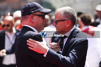 2024-05-26 - Prince Albert II is the Sovereign of the Principality of Monaco and the head of the Princely House of Grimaldi and DOMENICALI Stefano (ita), Chairman and CEO Formula One Group FOG, portrait during the Formula 1 Grand Prix de Monaco 2024, 8th round of the 2024 Formula One World Championship from May 23 to 26, 2024 on the Circuit de Monaco, in Monaco - F1 - MONACO GRAND PRIX 2024 - FORMULA 1 - MOTORS