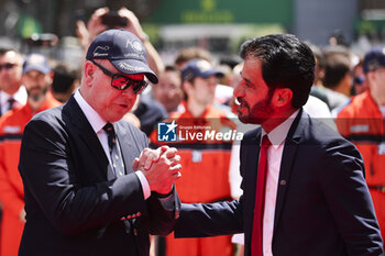 2024-05-26 - Prince Albert II is the Sovereign of the Principality of Monaco and the head of the Princely House of Grimaldi, and BEN SULAYEM Mohammed (uae), President of the FIA, portrait during the Formula 1 Grand Prix de Monaco 2024, 8th round of the 2024 Formula One World Championship from May 23 to 26, 2024 on the Circuit de Monaco, in Monaco - F1 - MONACO GRAND PRIX 2024 - FORMULA 1 - MOTORS