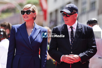 2024-05-26 - Princess of Monaco Charlène Lynette and Prince Albert II is the Sovereign of the Principality of Monaco and the head of the Princely House of Grimaldi during the Formula 1 Grand Prix de Monaco 2024, 8th round of the 2024 Formula One World Championship from May 23 to 26, 2024 on the Circuit de Monaco, in Monaco - F1 - MONACO GRAND PRIX 2024 - FORMULA 1 - MOTORS