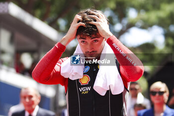 2024-05-26 - LECLERC Charles (mco), Scuderia Ferrari SF-24, portrait during the Formula 1 Grand Prix de Monaco 2024, 8th round of the 2024 Formula One World Championship from May 23 to 26, 2024 on the Circuit de Monaco, in Monaco - F1 - MONACO GRAND PRIX 2024 - FORMULA 1 - MOTORS