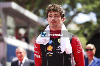 2024-05-26 - LECLERC Charles (mco), Scuderia Ferrari SF-24, portrait during the Formula 1 Grand Prix de Monaco 2024, 8th round of the 2024 Formula One World Championship from May 23 to 26, 2024 on the Circuit de Monaco, in Monaco - F1 - MONACO GRAND PRIX 2024 - FORMULA 1 - MOTORS