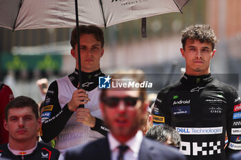 2024-05-26 - PIASTRI Oscar (aus), McLaren F1 Team MCL38, portrait and NORRIS Lando (gbr), McLaren F1 Team MCL38, portrait during the Formula 1 Grand Prix de Monaco 2024, 8th round of the 2024 Formula One World Championship from May 23 to 26, 2024 on the Circuit de Monaco, in Monaco - F1 - MONACO GRAND PRIX 2024 - FORMULA 1 - MOTORS