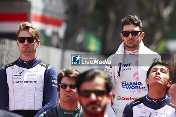 2024-05-26 - OCON Esteban (fra), Alpine F1 Team A524, portrait and SARGEANT Logan (usa), Williams Racing FW46, portrait during the Formula 1 Grand Prix de Monaco 2024, 8th round of the 2024 Formula One World Championship from May 23 to 26, 2024 on the Circuit de Monaco, in Monaco - F1 - MONACO GRAND PRIX 2024 - FORMULA 1 - MOTORS