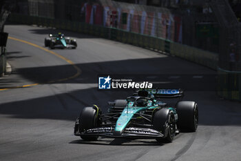 2024-05-26 - 18 STROLL Lance (can), Aston Martin F1 Team AMR24, action during the Formula 1 Grand Prix de Monaco 2024, 8th round of the 2024 Formula One World Championship from May 23 to 26, 2024 on the Circuit de Monaco, in Monaco - F1 - MONACO GRAND PRIX 2024 - FORMULA 1 - MOTORS